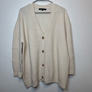 Quince Women's Oversized Cashmere Cardigan Sweater